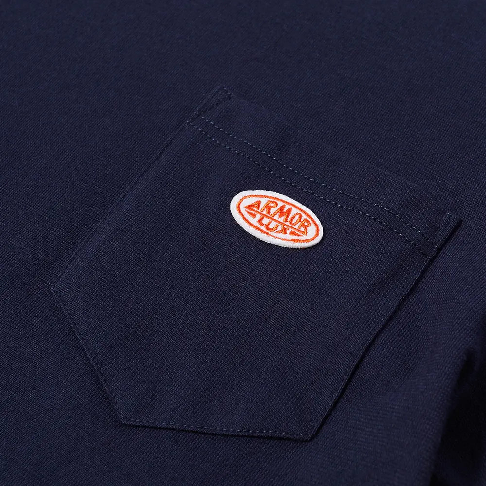 ID80010-Armor Lux Navy Pocket T-Shirt