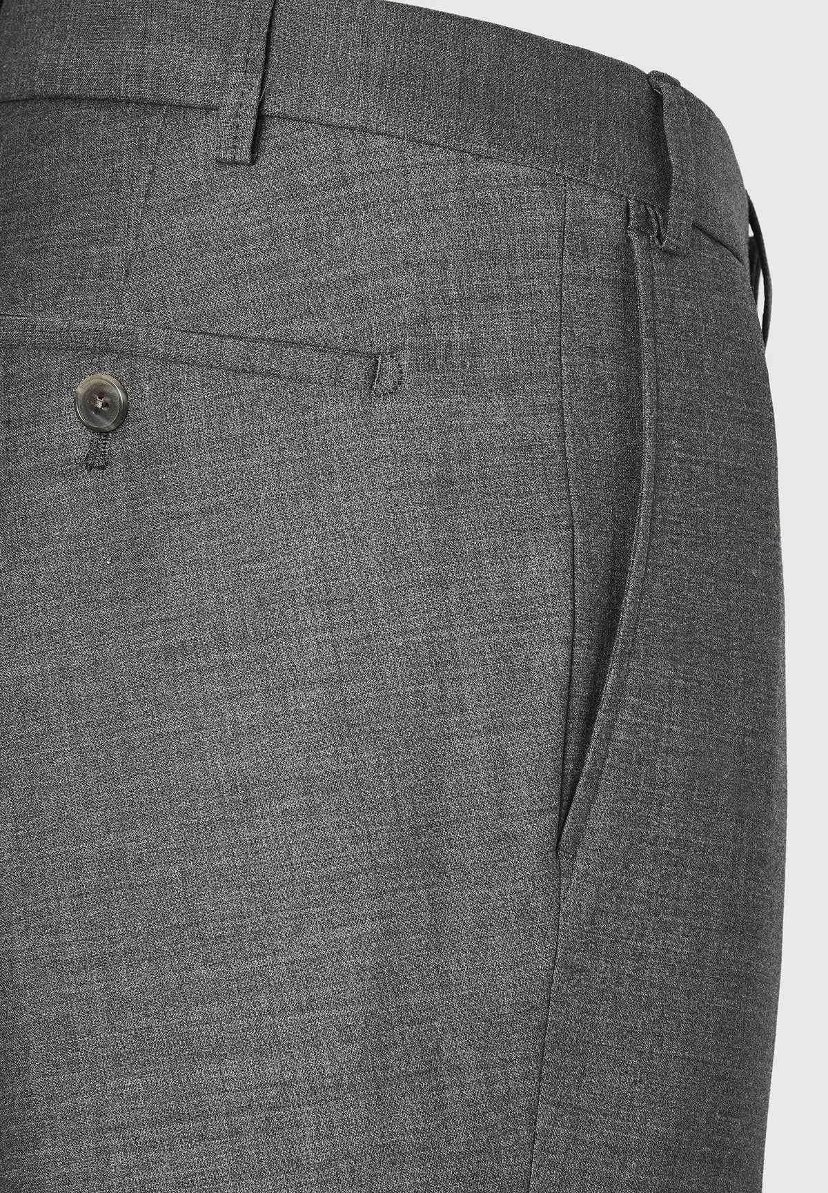ID24791-Hiltl Grey Tarent Wool Trouser