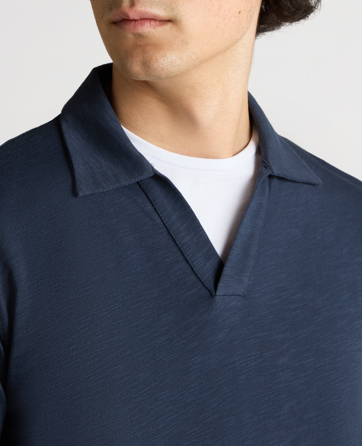 ID25175-Remus Navy Skipper Collar Polo