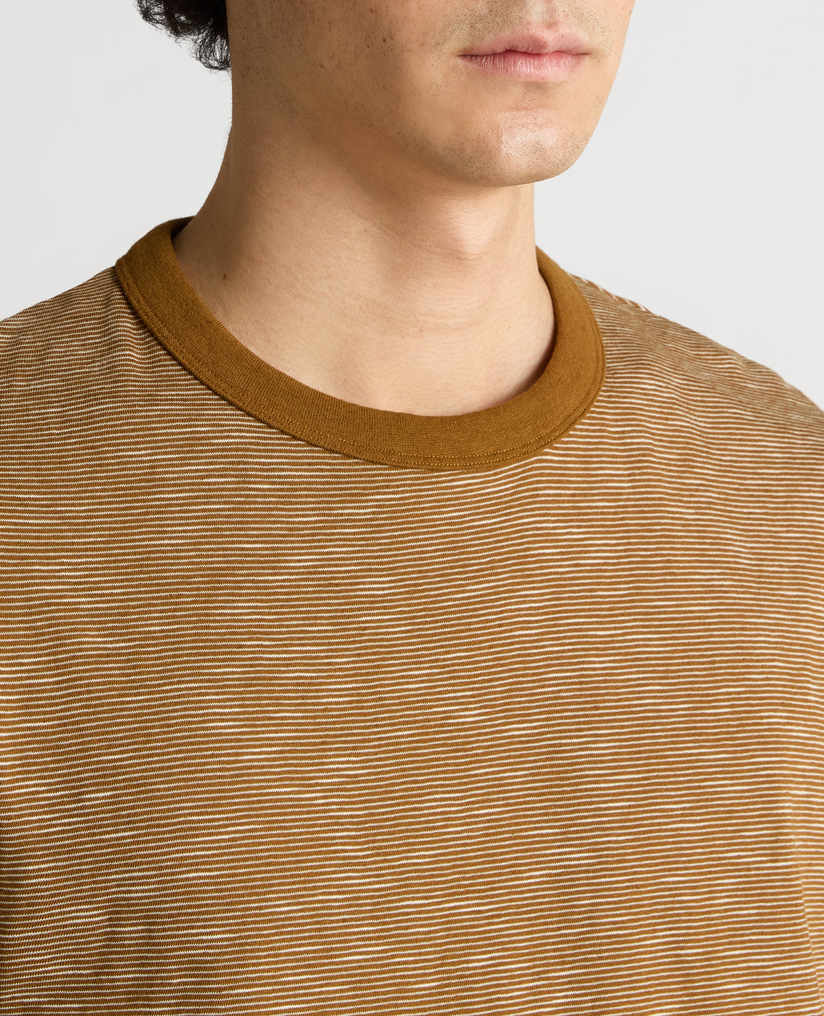 ID25171-Remus Tabaco Stripe T-Shirt