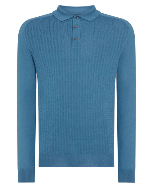 ID25562-Remus Airforce Long Sleeve Polo Shirt