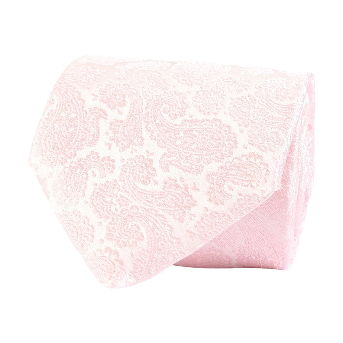 ID25215-Amanda Christensen-Pastel Pink Paisley Tie