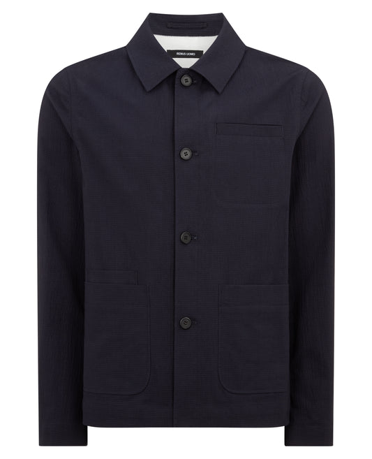 ID25194-Remus Navy Keats Overshirt