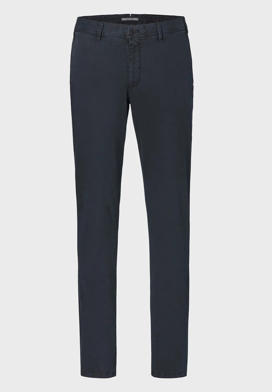 ID24782-Hiltl Navy Tavi Washed Cotton Trouser
