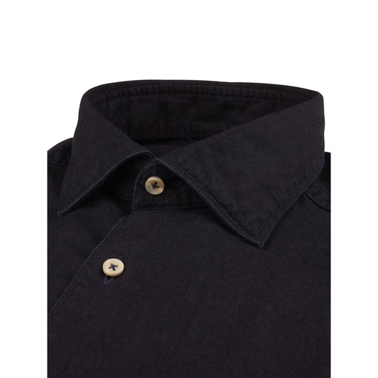 ID80371-Stenstroms Dark Blue Denim Shirt