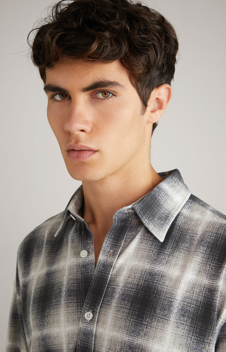 ID80312-Joop Hanson Grey Check Shirt