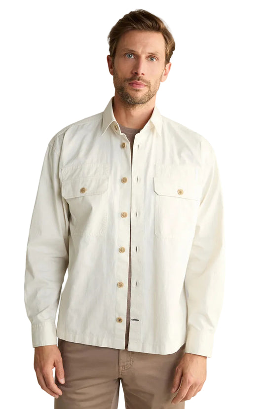 ID24148-Joop Off White Hadwin Overshirt