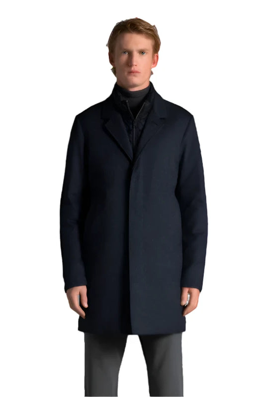 ID24596-Duno Navy Fondo Overcoat