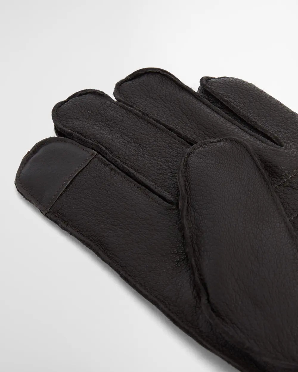 ID25705-Barbour Brown Highfield Leather Gloves