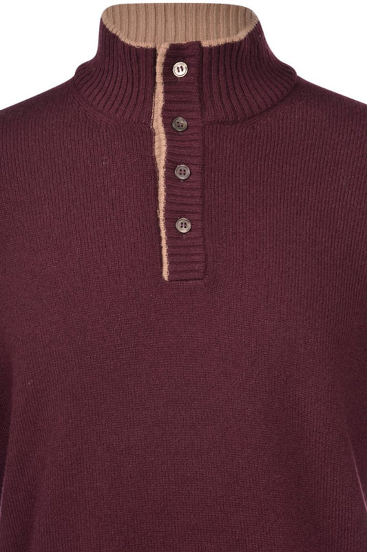 ID24769-Gran Sasso Maroon Super Geelong 4 Button