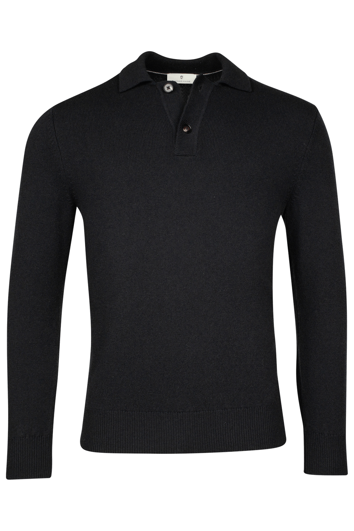 ID24914-Thomas Maine Navy Lambswool Polo
