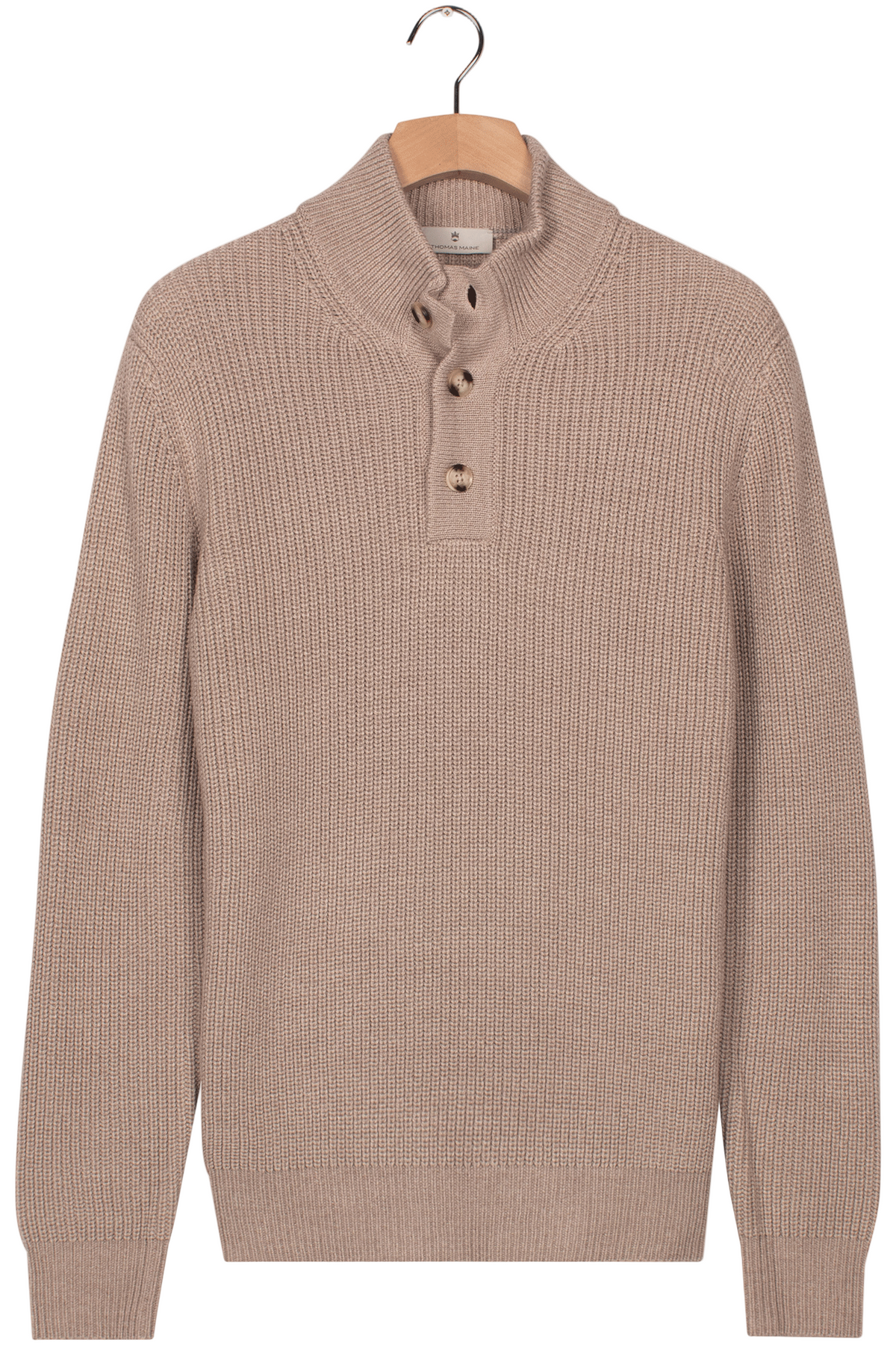 ID25603-Thomas Maine Ecru Chunky Knitwear