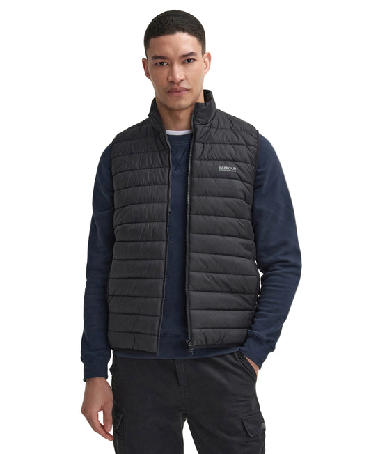 ID24639-Barbour Black Ledley Gilet