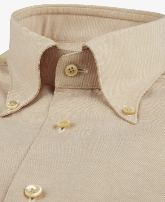 ID24335-Stenstroms Beige Military Pocket Shirt