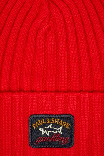 ID80337-Paul and Shark Red Beanie