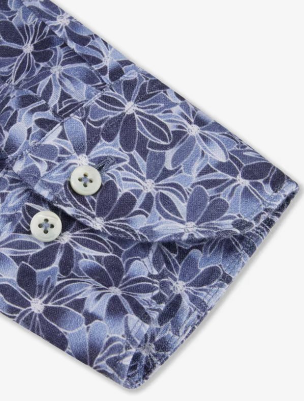 ID24349-Stenstroms Floral Linen Blue