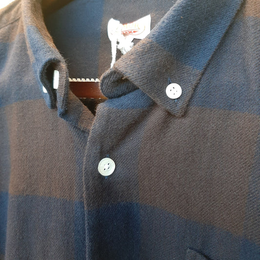 ID20012-Armor Lux Blue Brown Check Shirt