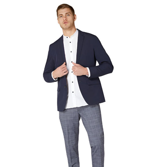 ID30186-Remus Uomo Navy Techno Jacket
