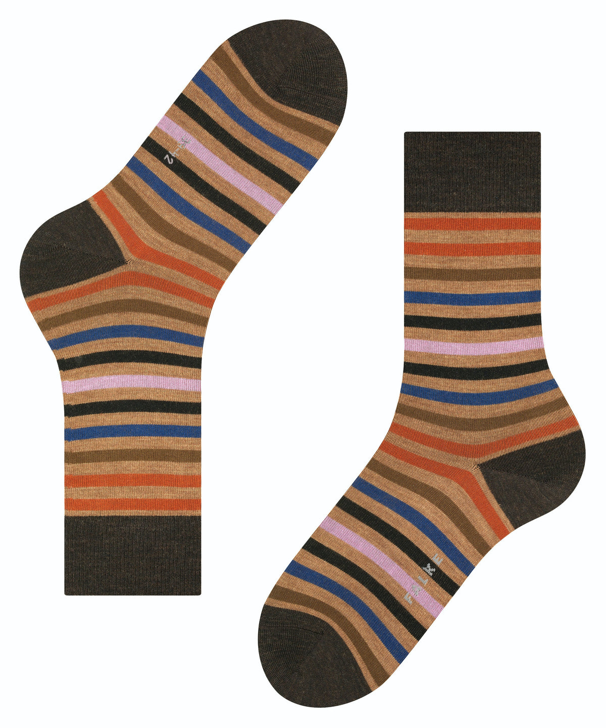 ID40323-Falke Tinted Brown Stripe
