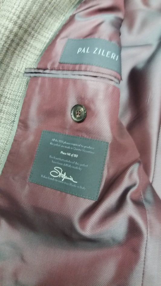 ID3062-Pal Zileri Brown Check Jacket