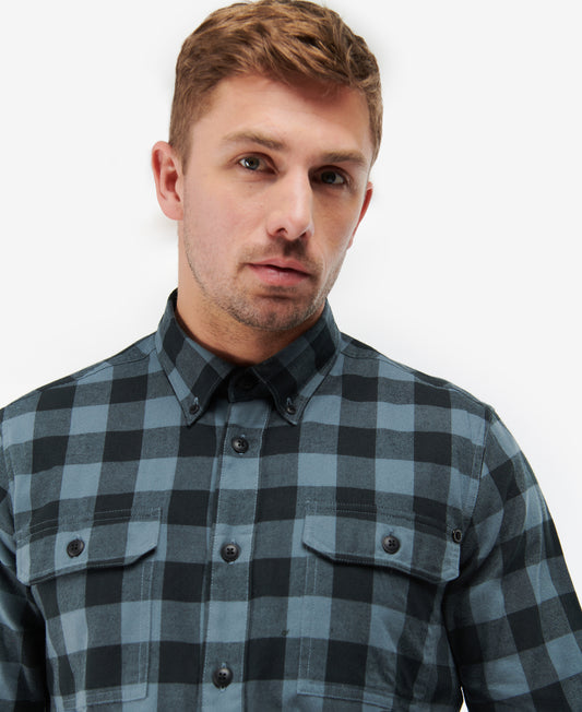 ID60059-Barbour Int Sodium Shirt Dark Slate