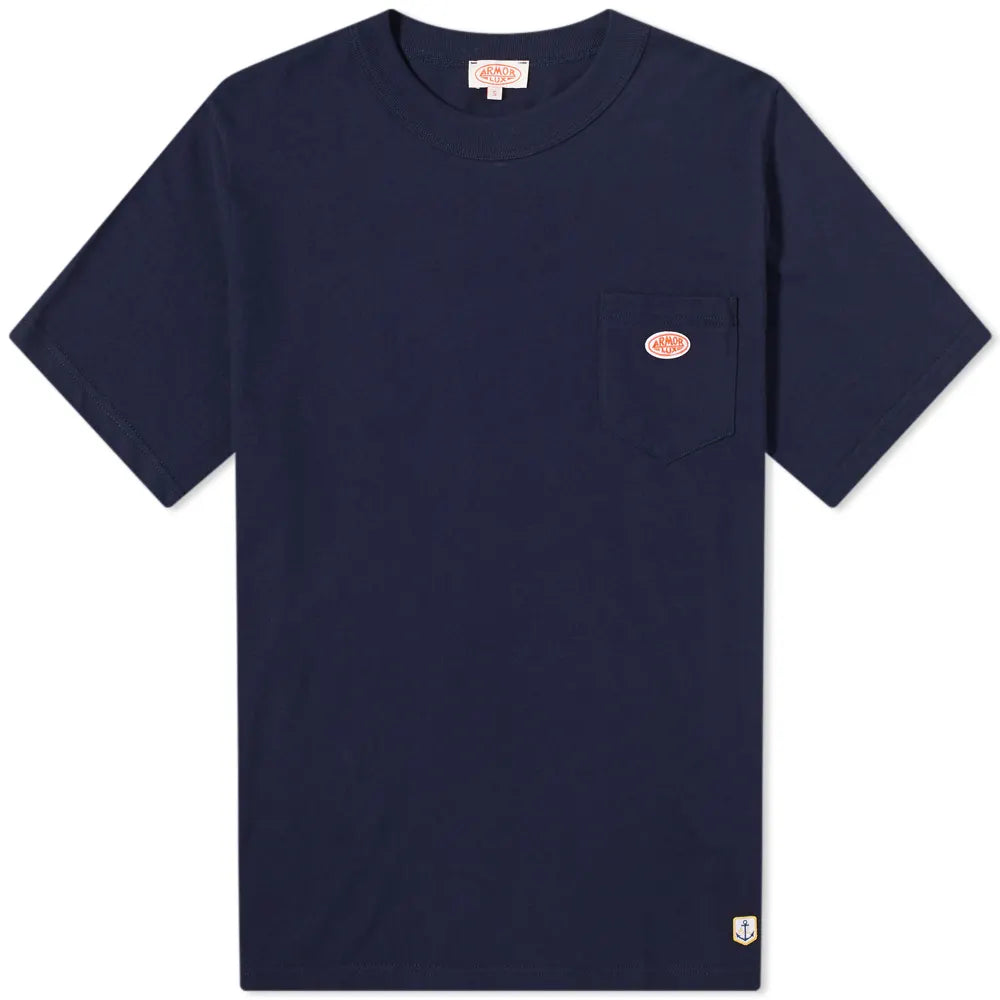 ID80010-Armor Lux Navy Pocket T-Shirt