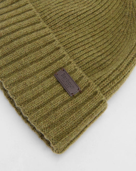 ID25698-Barbour Green Carlton Beanie