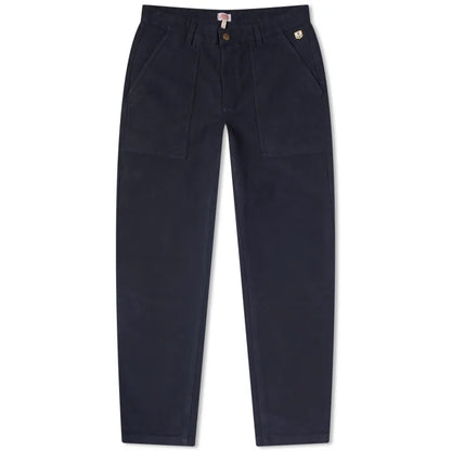 ID80025-Armor Lux Navy Moleskin Fisherman's Trousers