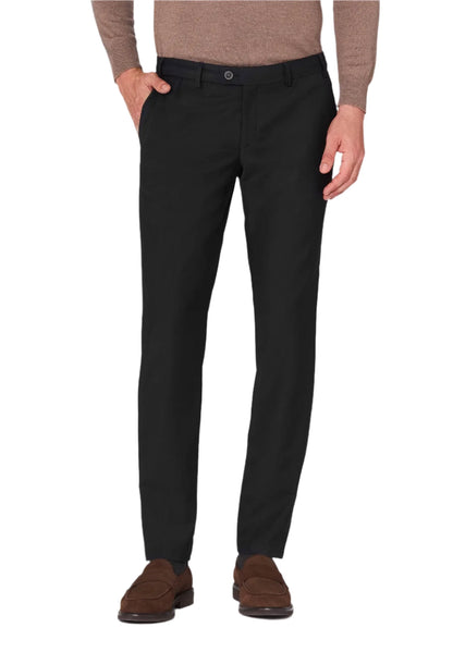 ID24790-Hiltl Black Tarent Wool Trouser