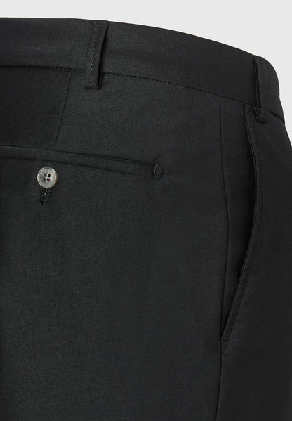 ID24790-Hiltl Black Tarent Wool Trouser