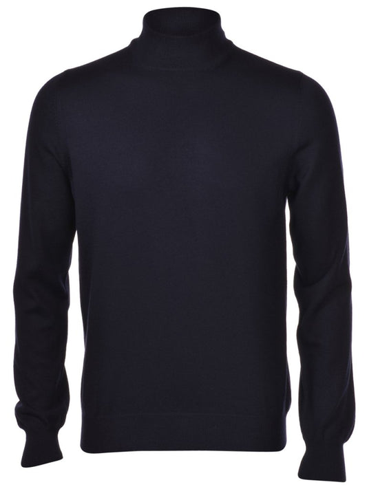 ID24756-Gran Sasso Navy Turtle Neck