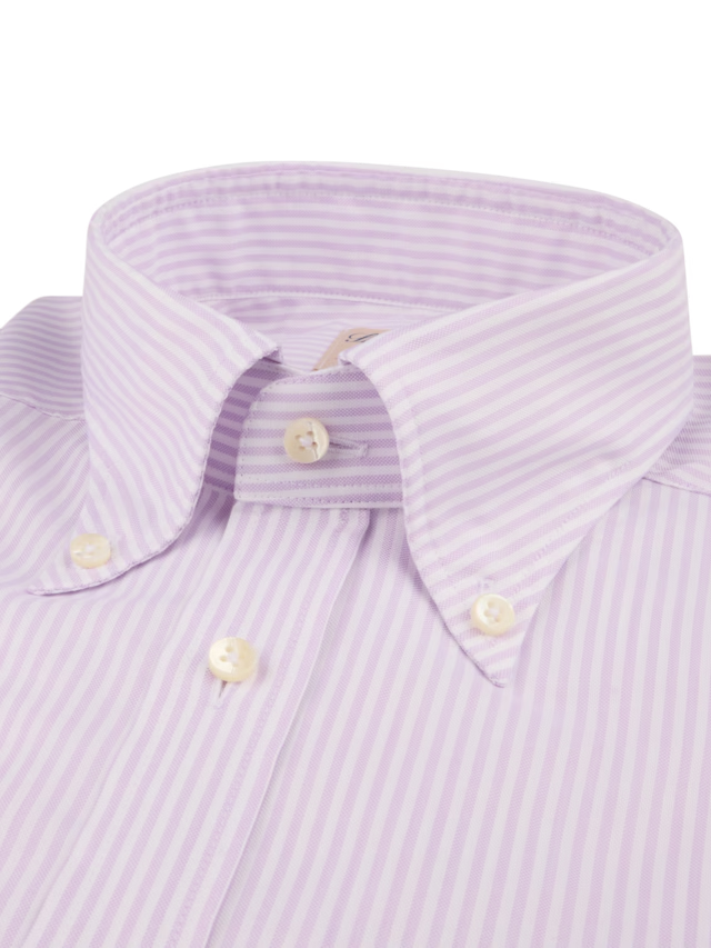 ID25356-Stenstroms Lilac Stripe Shirt