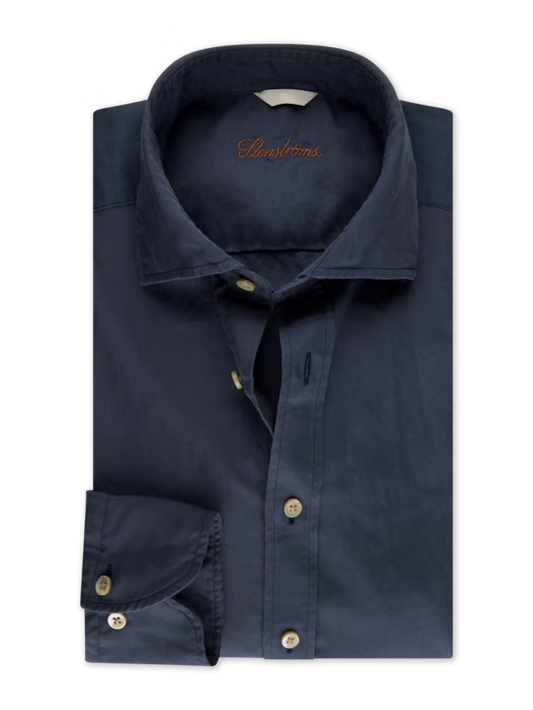 ID25361-Stenstroms indigo Stretch Shirt