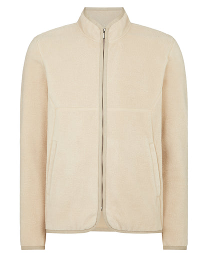 ID24703-Remus Ecru Zip Through Fleece