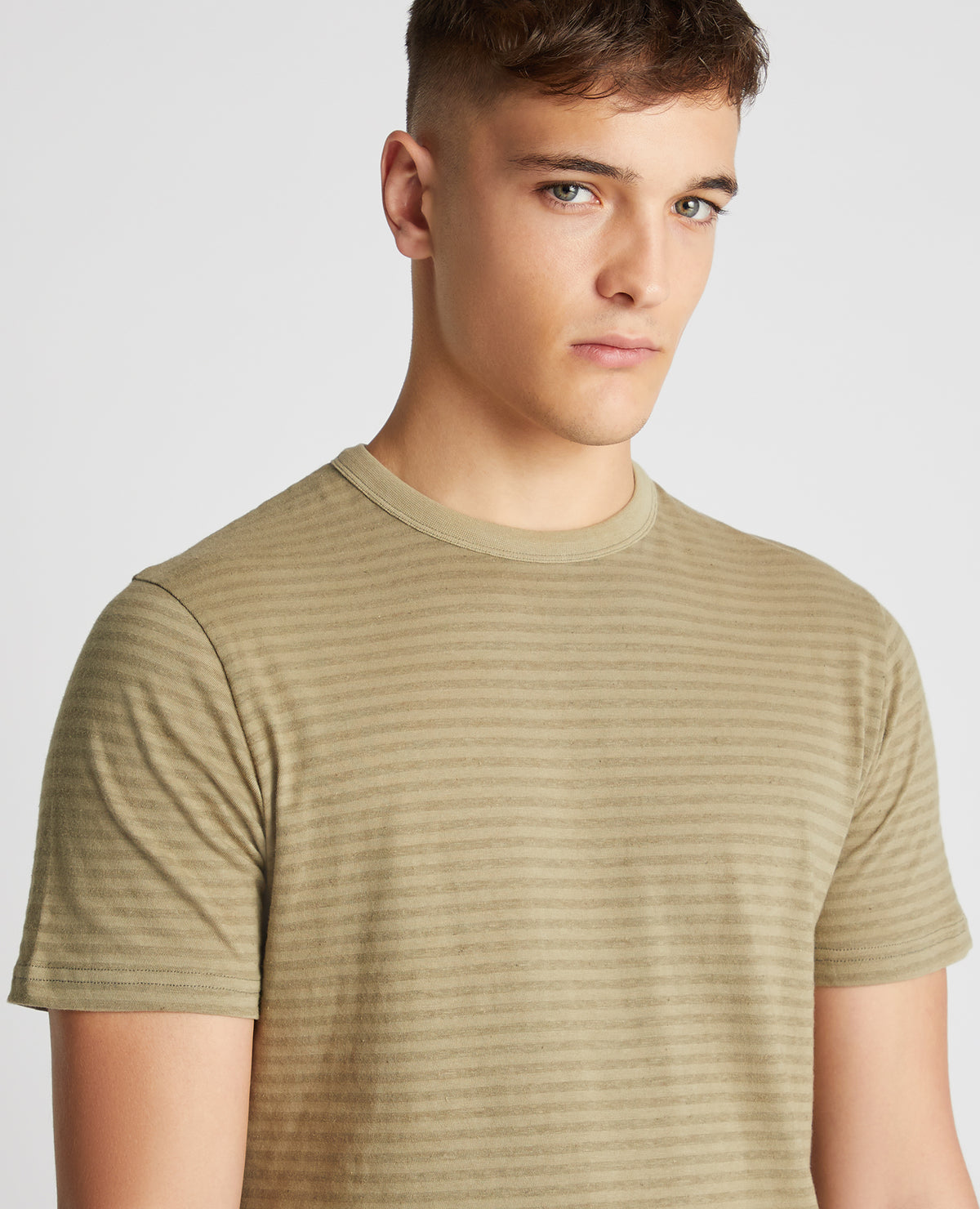 ID24393-Remus Green Hoop T-Shirt