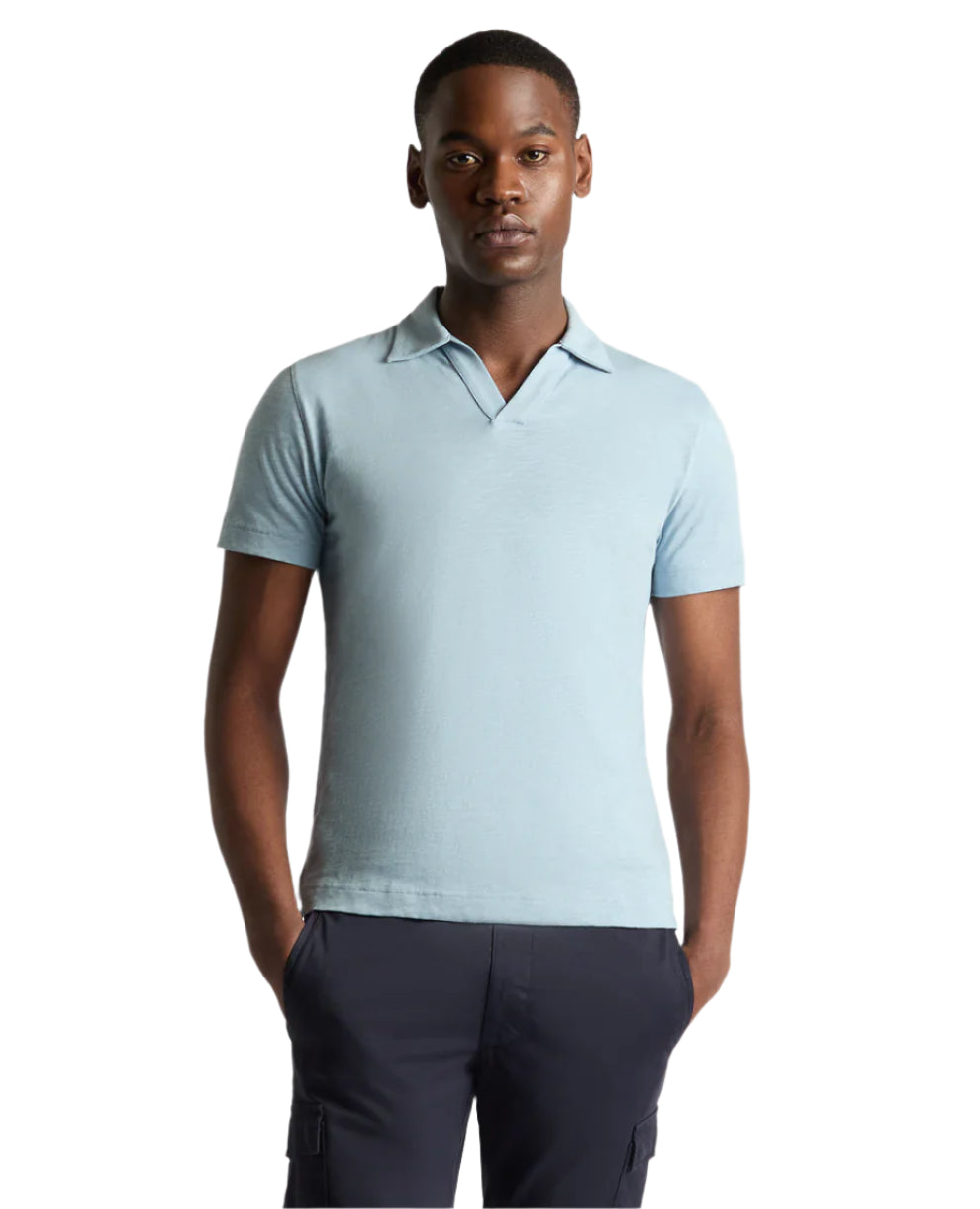 ID25176-Remus Sky Skipper Collar Polo Shirt