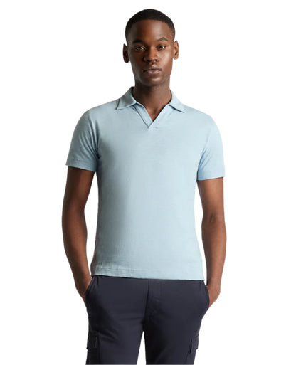 ID25176-Remus Sky Skipper Collar Polo Shirt