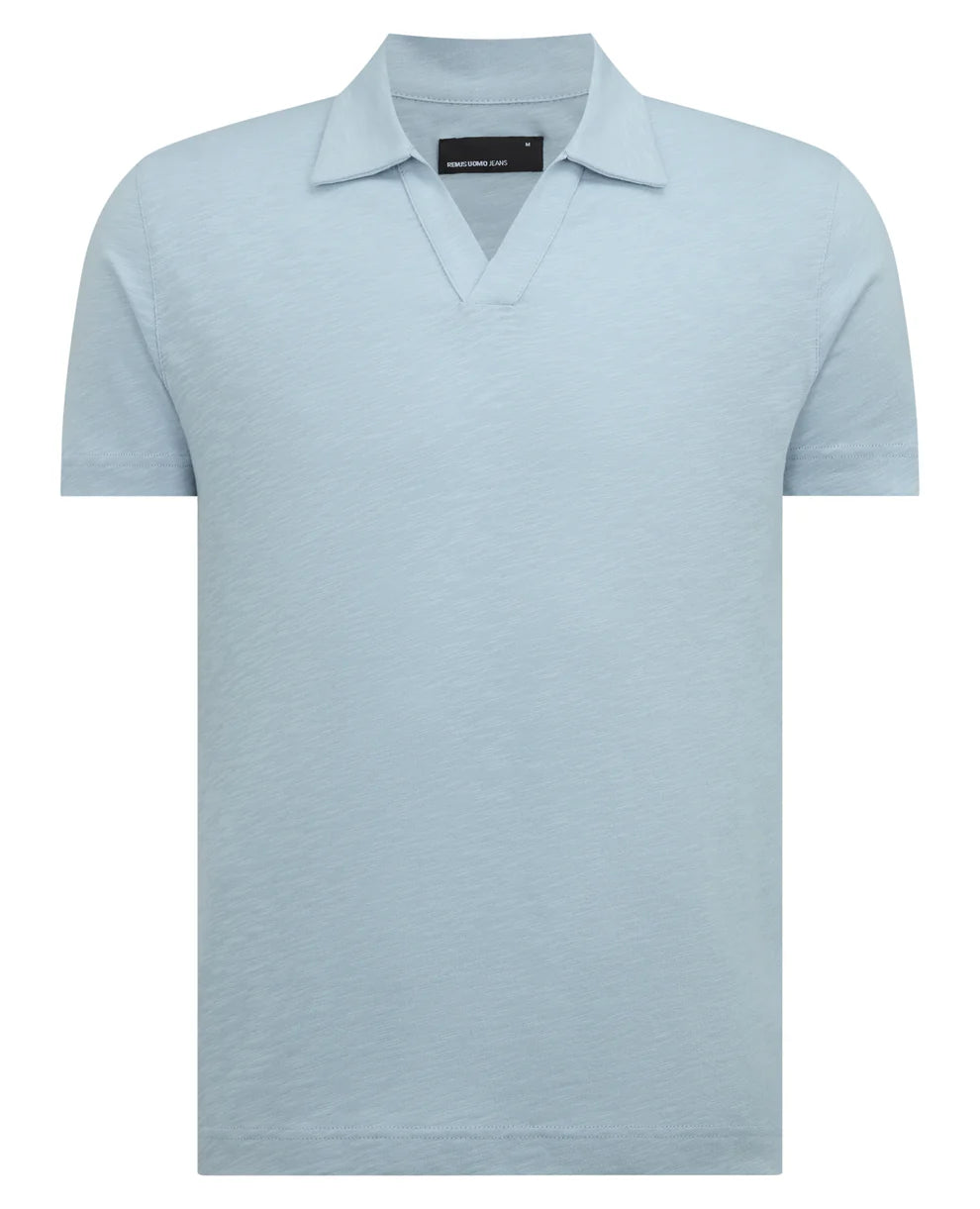 ID25176-Remus Sky Skipper Collar Polo Shirt