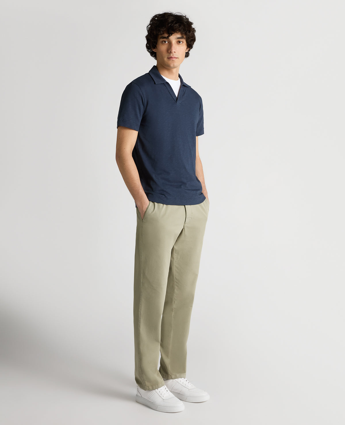 ID25175-Remus Navy Skipper Collar Polo