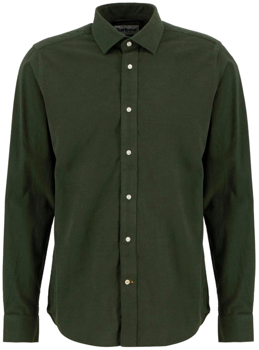 Barbour Green Runnymede Cord Shirt