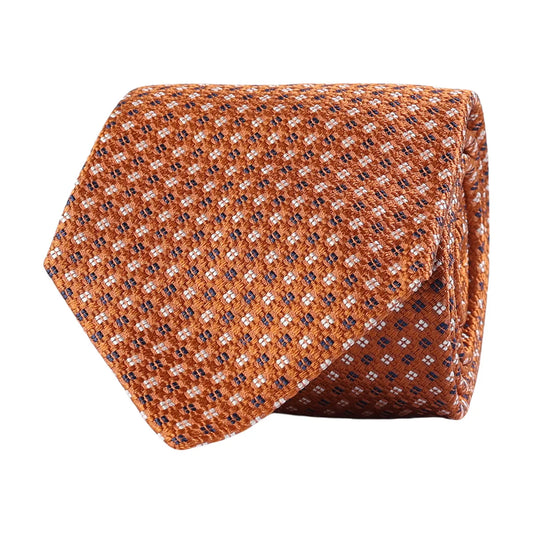 ID25209-Amanda Christensen-Orange Micro Diamond tie