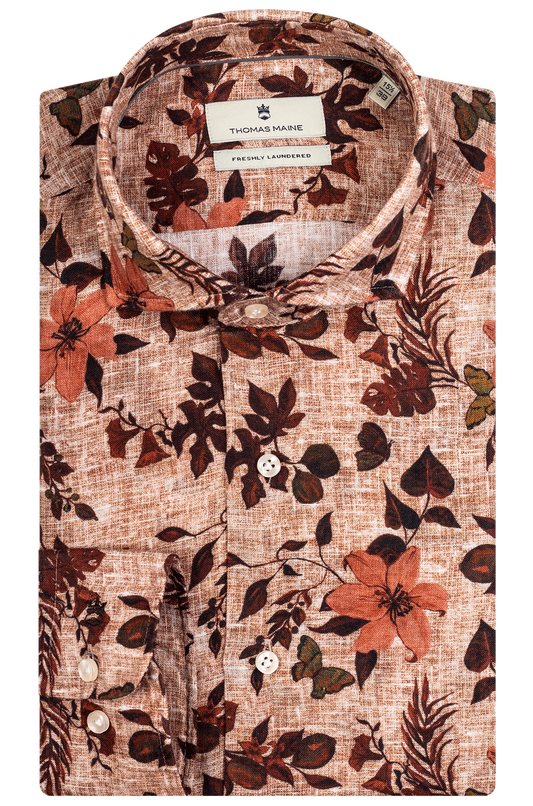 ID24461-Thomas Maine Coral Brown Shirt