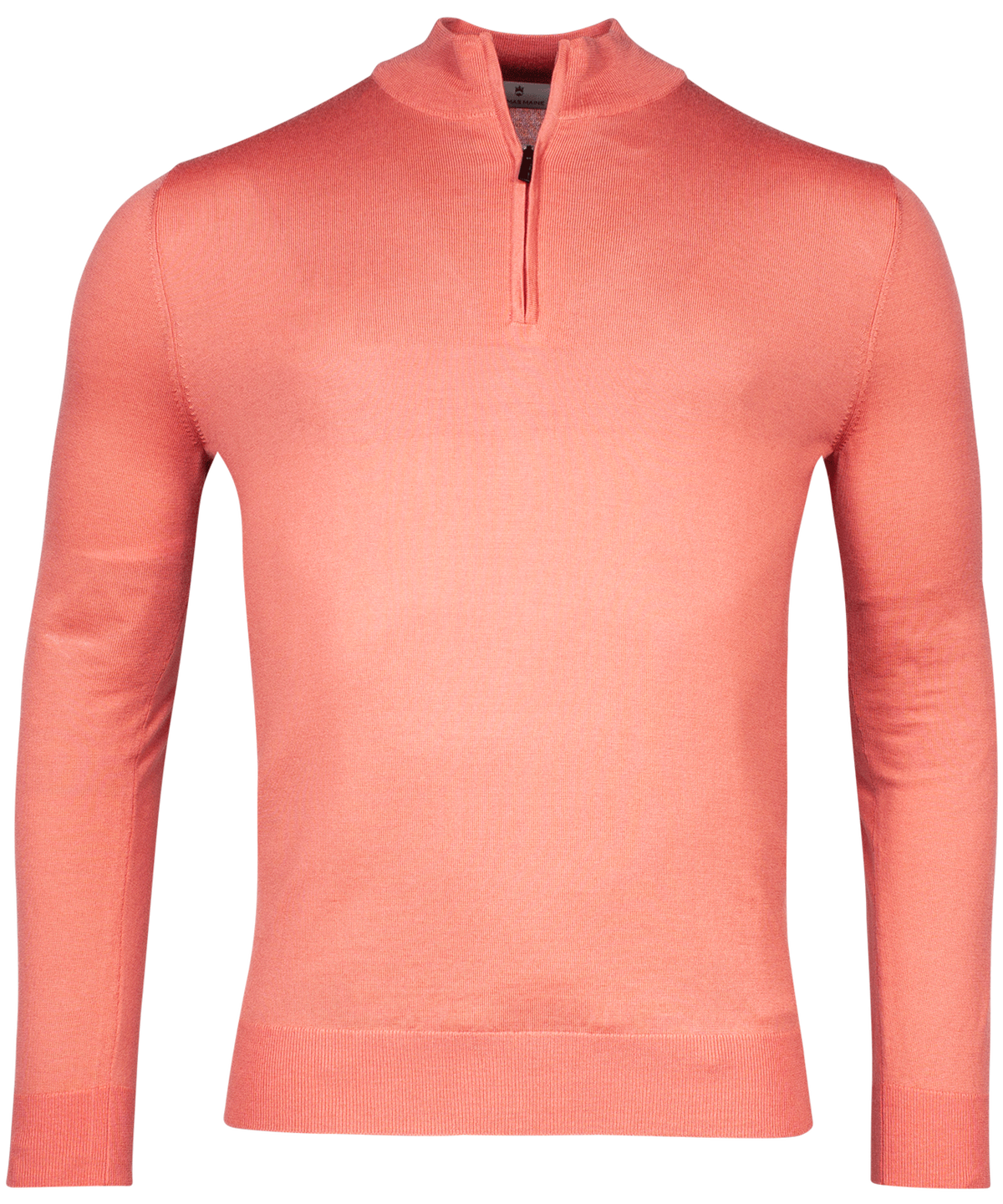 ID24444-Thomas Maine Coral Zip Neck