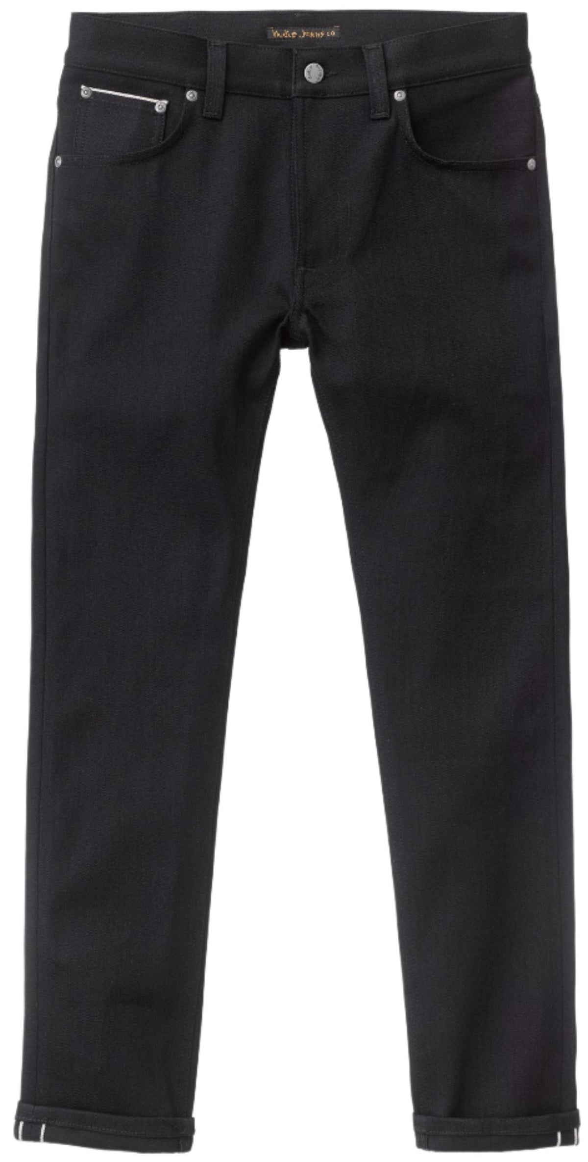 ID80475 Nudie Lean Dean Black Selvage