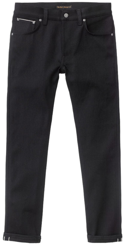 ID80475 Nudie Lean Dean Black Selvage