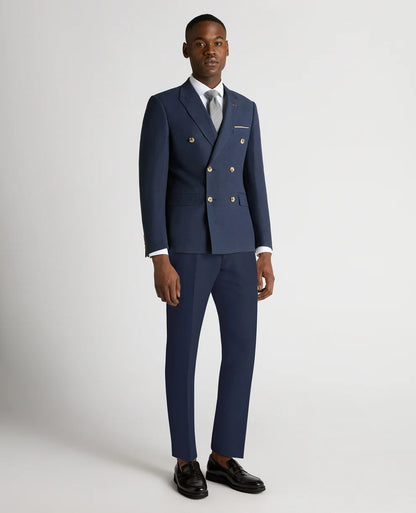 ID25198-Remus Blue Double Breasted Blazer