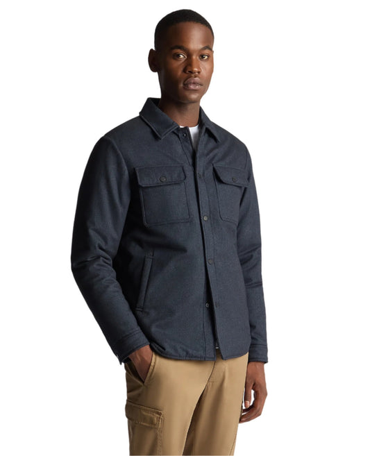 ID24700-Remus Navy Brayden Overshirt