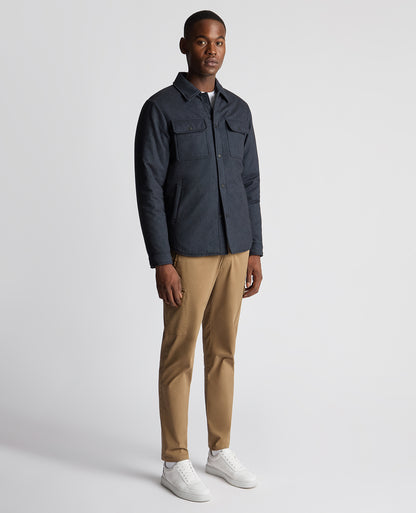 ID24700-Remus Navy Brayden Overshirt