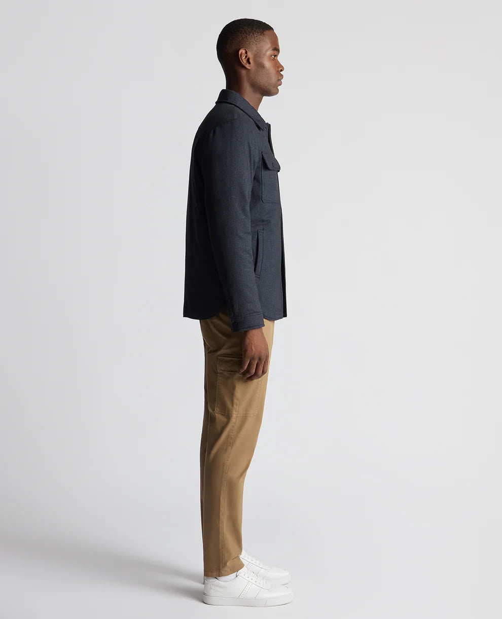 ID24700-Remus Navy Brayden Overshirt