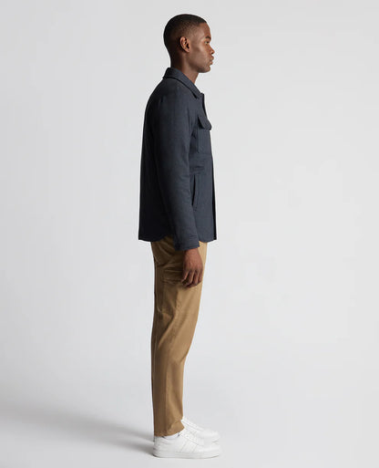 ID24700-Remus Navy Brayden Overshirt